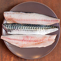 geräuchertes makrelenfilet