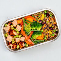 pck. teriyaki-lachs mit quinoa & gemüse