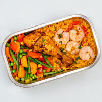 pck. paella mit hähnchen & garnelen