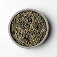op - stock - lentils, green, reishunger,de/at,200g stock - grüne linsen, reishunger, de/at, 200g