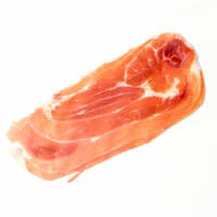 serrano-schinken in scheiben