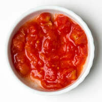 gehackte tomaten