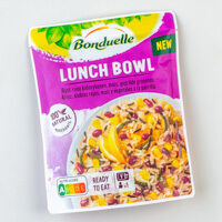 unch bowl mit reis, kidneybohnen & gemüse