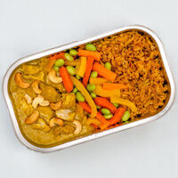 pck. kokos-hähnchen-curry mit brokkolireis