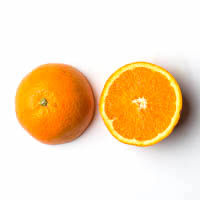 unbehandelte orangen