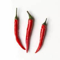 frische, rote thaichili