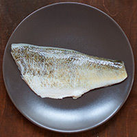 barschfilet, mit haut