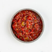 mediterrane auberginen-oliven-sauce