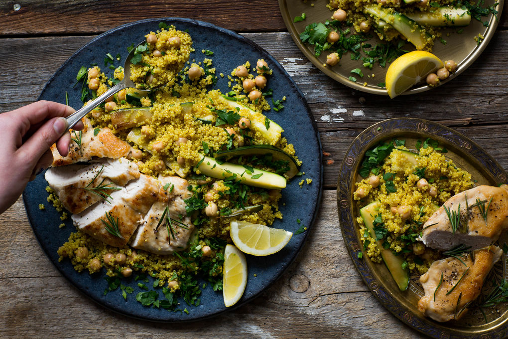 AB_Orientalisches Hähnchen mit Zucchini-Quinoa-Salat