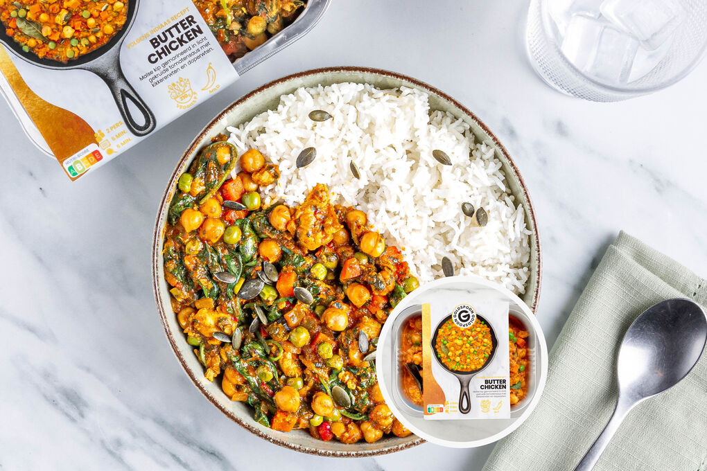 Indisches Butter Chicken mit Klebreis