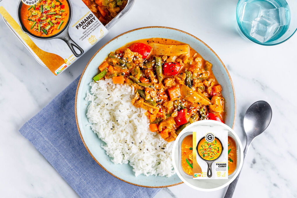 Panang-Hähnchencurry mit Klebreis