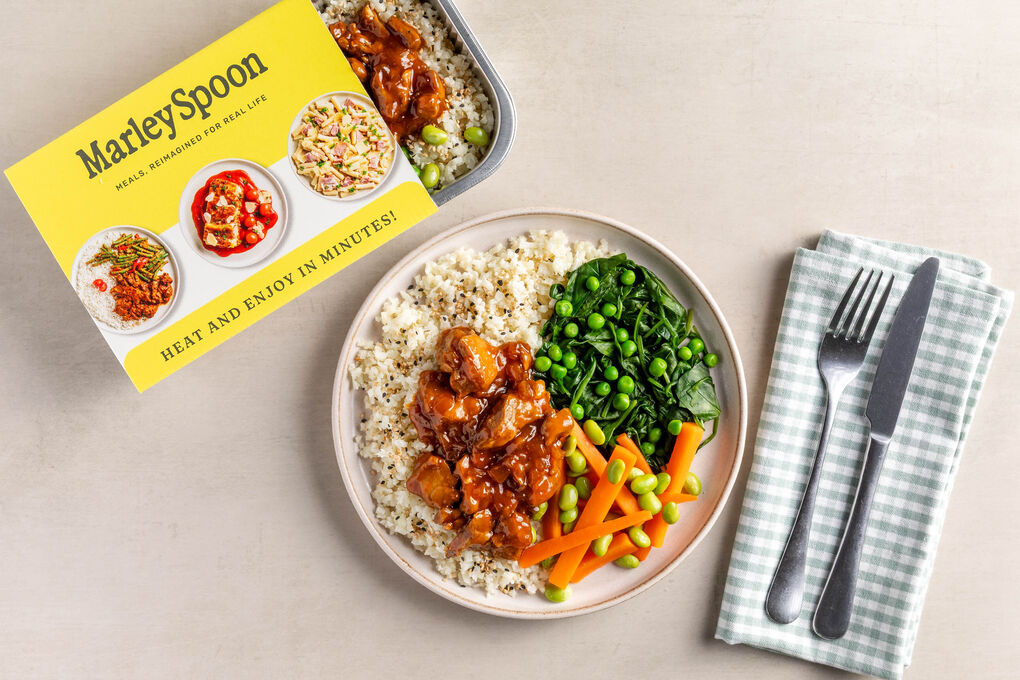 Koreanisches Hähnchen-Bulgogi mit Blumenkohlreis