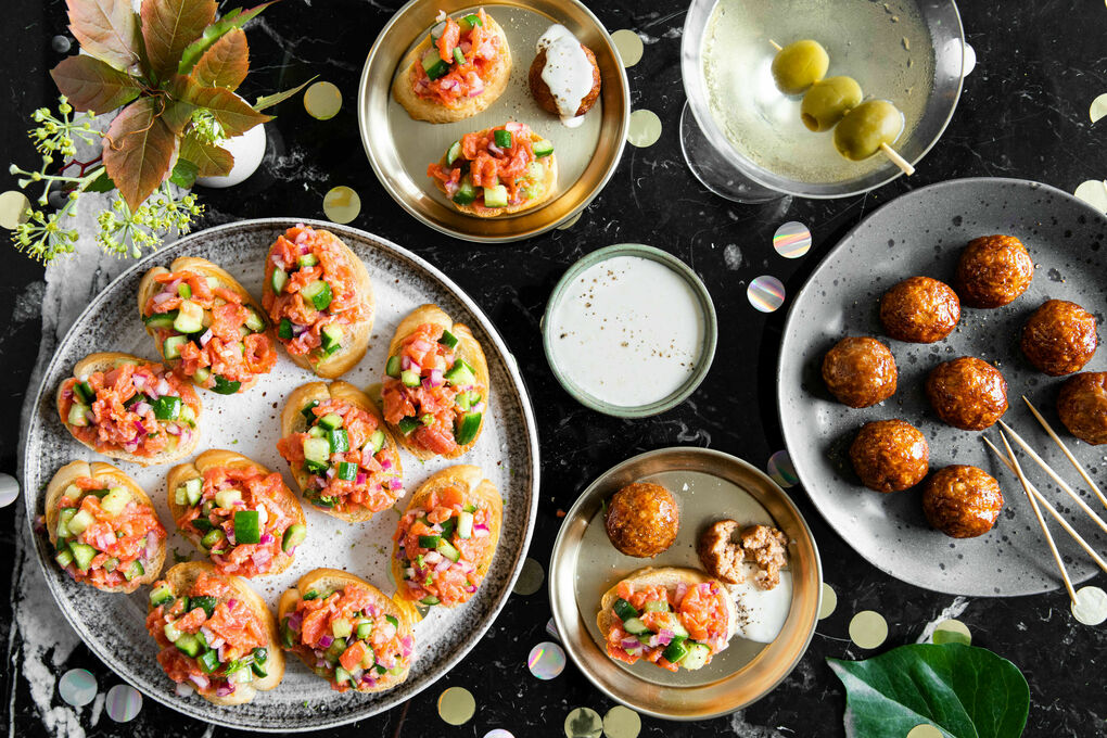 Special: Feine Räucherlachs-Crostini & Asia-Schweinehackbällchen mit Ingwermayo